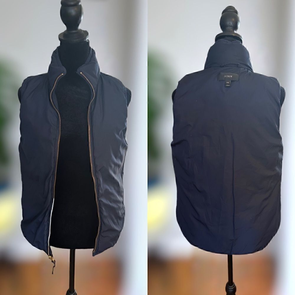 J. Crew Excursion Quilted Down Vest Size XXS - Picture 9 of 14